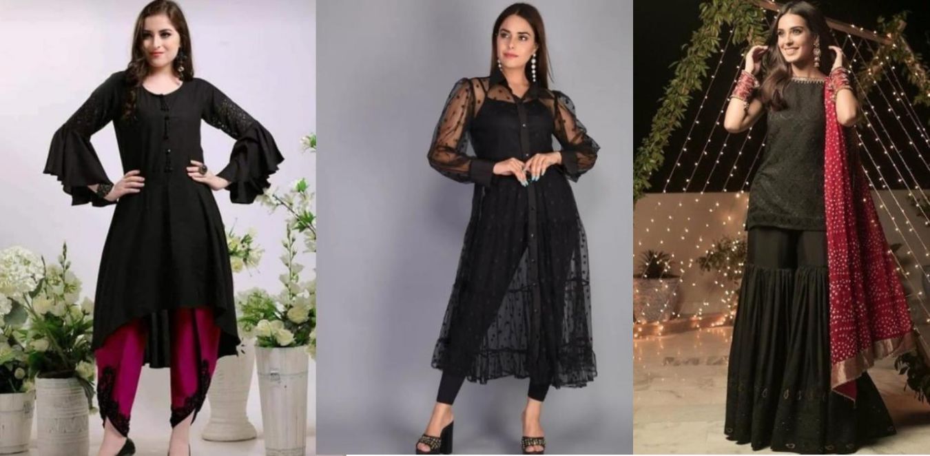 From simple to trendy: 10 Gorgeous Black Kurtis for Women